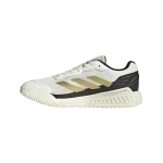 Adidas Courtquick Padel Shoes White Gold Black - Image 2