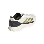 Adidas Courtquick Padel Shoes White Gold Black - Image 3