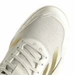 Adidas Courtquick Padel Shoes White Gold Black - Image 4