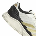 Adidas Courtquick Padel Shoes White Gold Black - Image 5