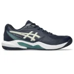 Asics Gel Dedicate 9 Clay Padel Shoes Dark Blue Beige