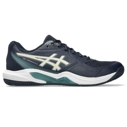 Asics Gel Dedicate 9 Clay Padel Shoes Dark Blue Beige