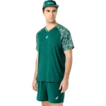 ASICS Court SS Top T-Shirt - Dark Green - Image 3