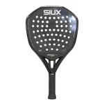 Siux Leo Augsburger Fenix Pro MAD SE 2026 Padel Racket - Black - front view