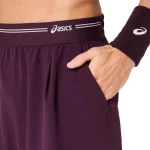 ASICS Game 7IN Shorts - Dark Maroon - Image 6