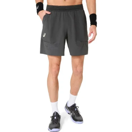 ASICS Match Laser Cut 7IN Shorts – Graphite - product view 1