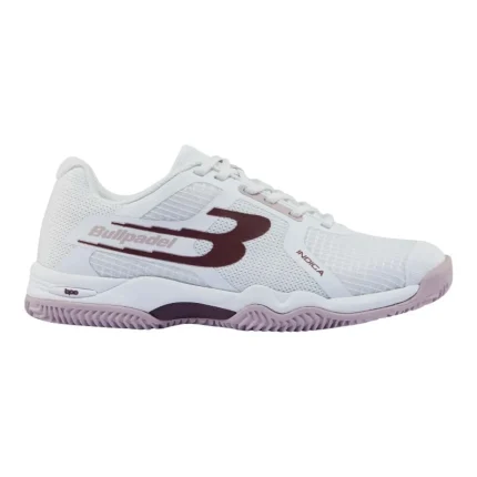 Bullpadel Indiga 26I Women's Padel Shoes – White/Plum - side view