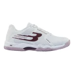 Bullpadel Indiga 26I Women's Padel Shoes – White/Plum - side view