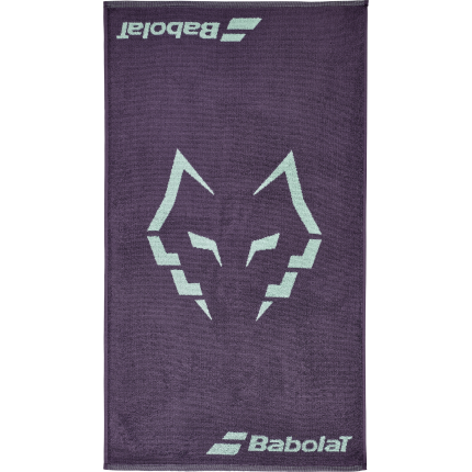 Babolat Juan Lebron Medium Towel 2027 - Plum - Front view