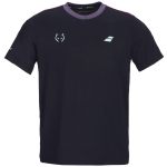 Babolat Juan Lebron Crew Neck Tee 2027 - Black - Front view