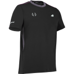 Babolat Juan Lebron Crew Neck Tee 2027 - Black - Right angled view