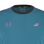 Babolat Juan Lebron Crew Neck Tee 2027 - Blue - Detail 4
