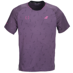 Babolat Juan Lebron Replica Tee 2027 - Plum - Front view