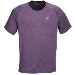 Babolat Juan Lebron Replica Tee 2027 - Plum - Front view