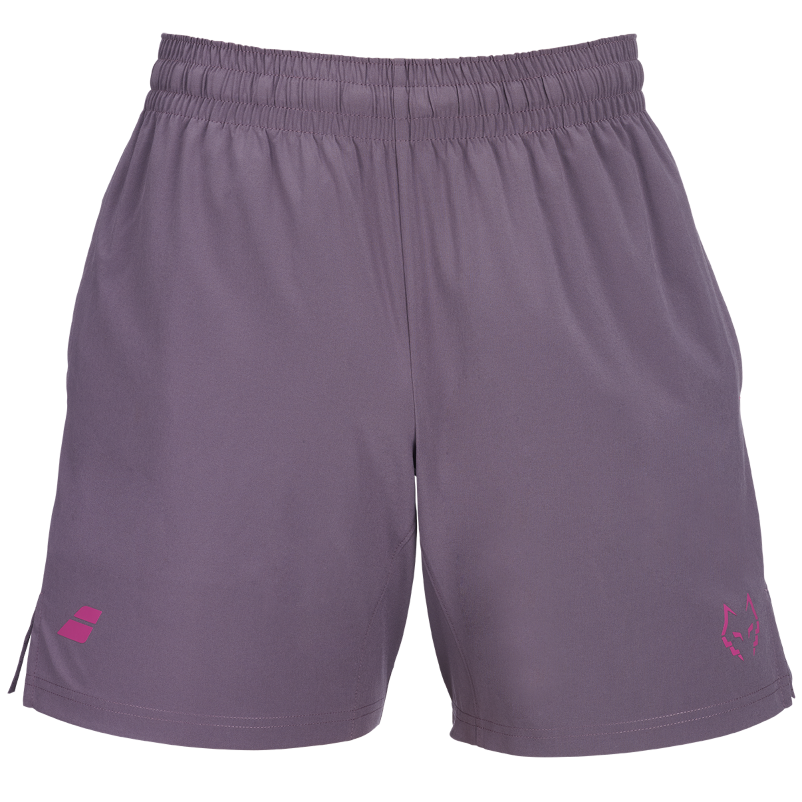 Babolat Juan Lebron Shorts 2027 - Plum - Front view Babolat Juan Lebron Shorts 2027 - Plum - Front view