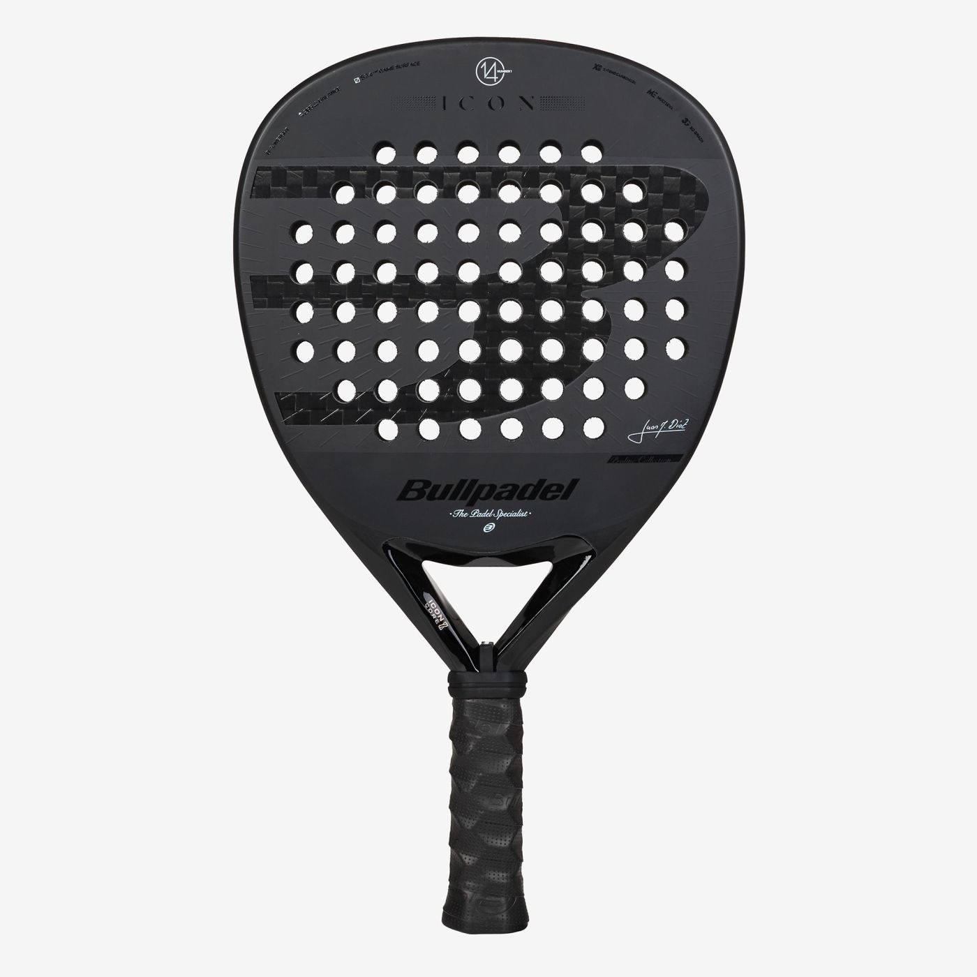 Bullpadel Icon 2027 — official view 1 Bullpadel Icon 2027 Juan Martin Diaz padel racket — official view 1