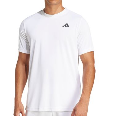 JD8639 Adidas Club Tee Shirt White - Image 1