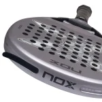 NOX AT10 Genius 18K Alum 2027 padel racket - frame and face close-up