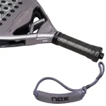NOX AT10 Genius 18K Alum 2027 padel racket - handle and wrist strap detail