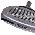 NOX AT10 Genius Attack 18K Alum 2027 padel racket - frame and face close-up