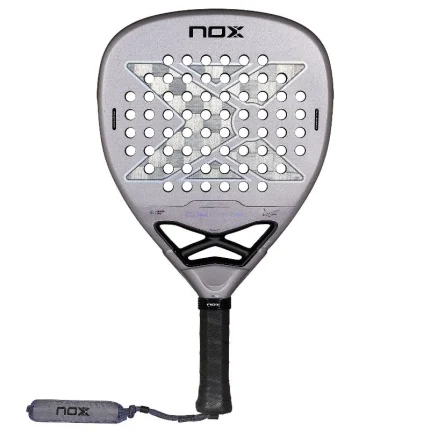 NOX AT10 Genius Attack 18K Alum 2027 padel racket - front view