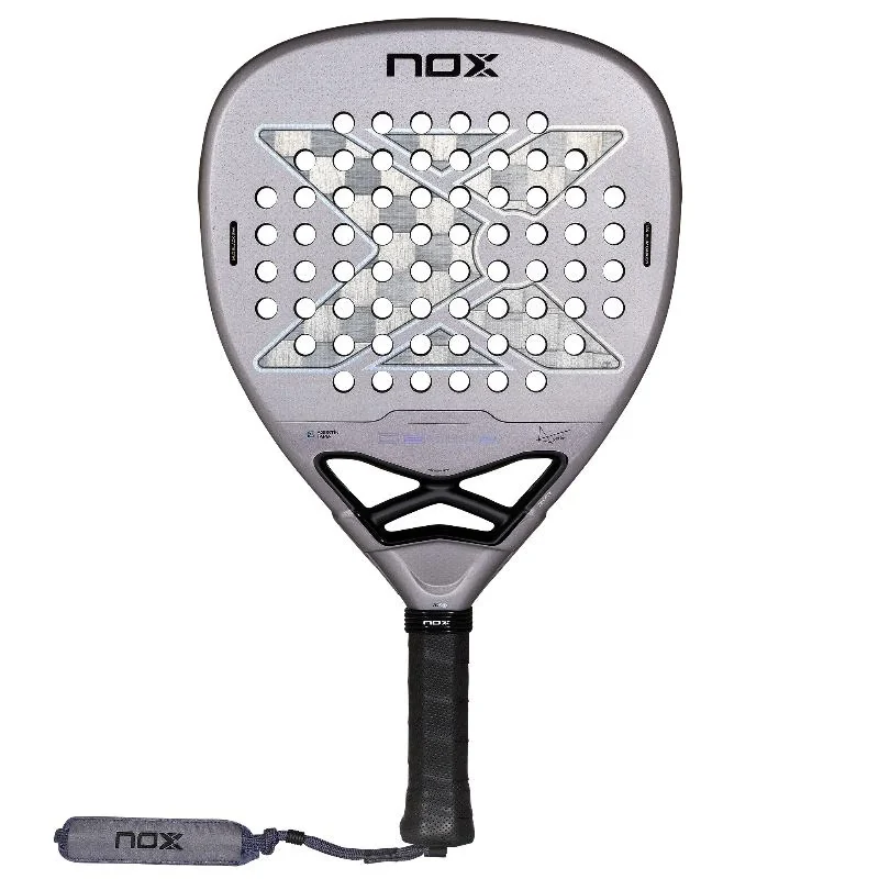 NOX AT10 Genius Attack 18K Alum 2027 padel racket - front view