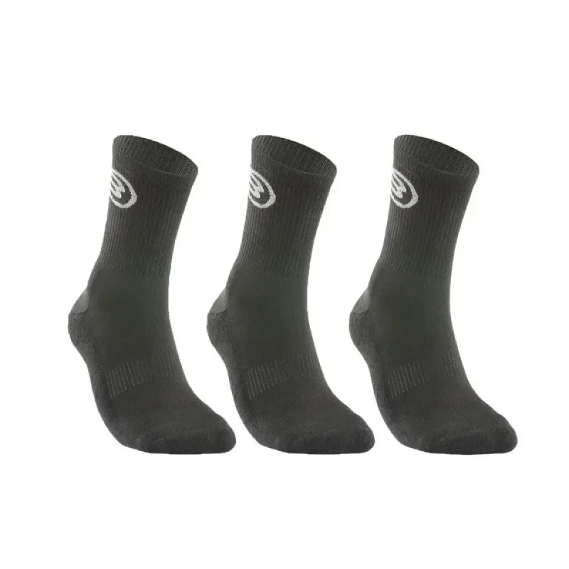 Bullpadel BP262 Black Socks - 3 Pairs - product view 1