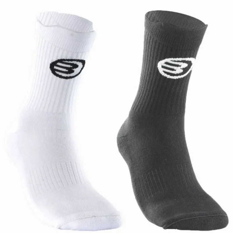 Bullpadel BP263 White Black Socks - 2 Pairs - product view 1
