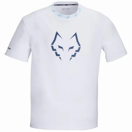 Babolat Juan Lebron Wide Cotton T-Shirt - White - product view 1