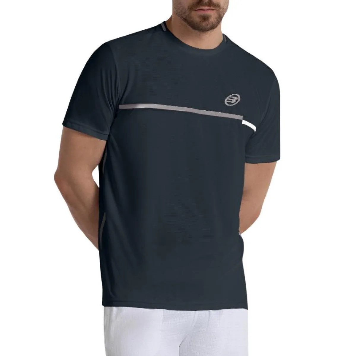 Bullpadel Teloi T-Shirt - Black - 1 Bullpadel Teloi T-Shirt - Black - product view 1