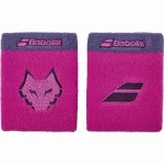 Babolat Juan Lebron Terry Jumbo Wristbands - Raspberry (2 Pack) - product view 1