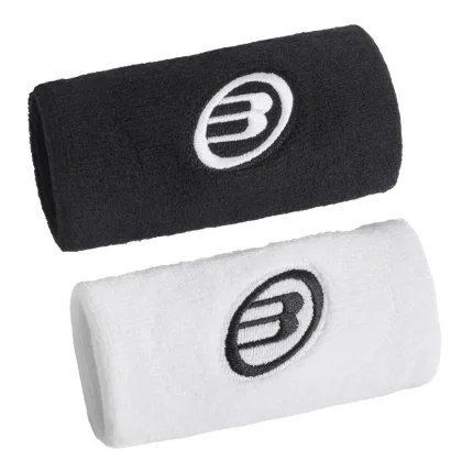 Bullpadel BPMU262 I Black White Wristbands - 2 Pack - product view 1