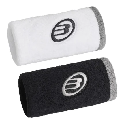 Bullpadel BPMU265 I White Black Wristbands - 2 Pack - product view 1