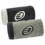 Bullpadel Premier Padel BPMU-PMR2607 Khaki Black Wristbands - 2 Pack - product view 1